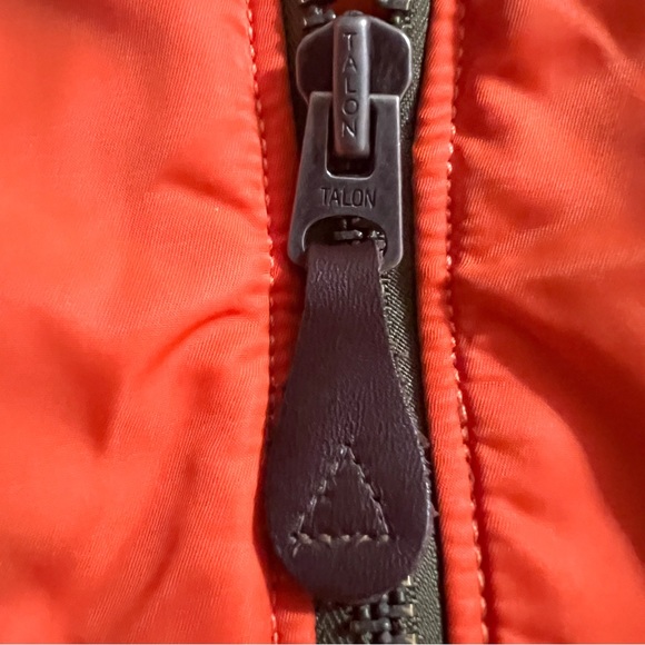 Polo Ralph Lauren COASTAL ORANGE Surplus Twill Air SQDRN 67 Bomber Jacket - Picture 9 of 14